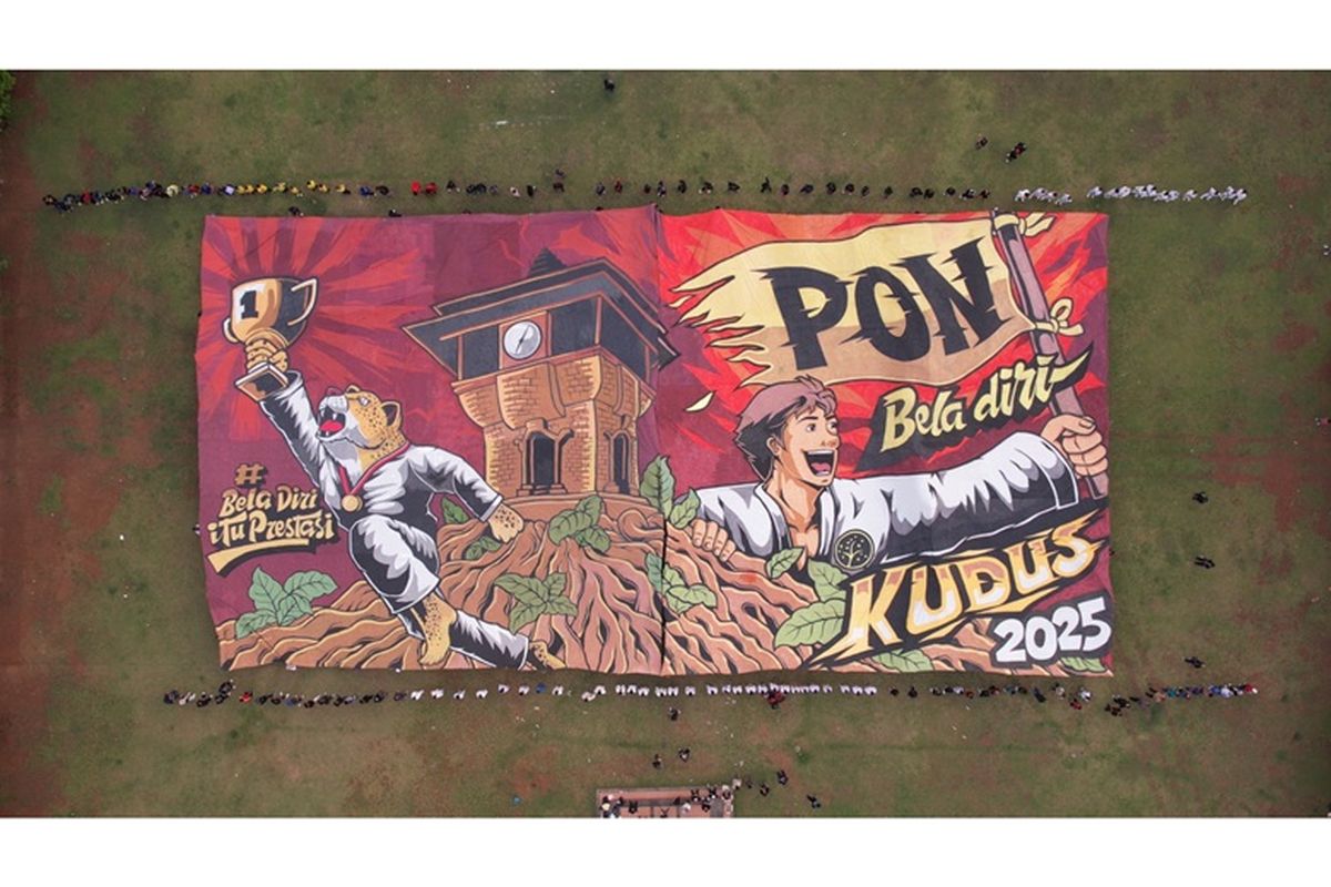 seni, bela diri, Kisah Inspiratif di Balik Tifo Raksasa PON Bela Diri 2025 Kudus