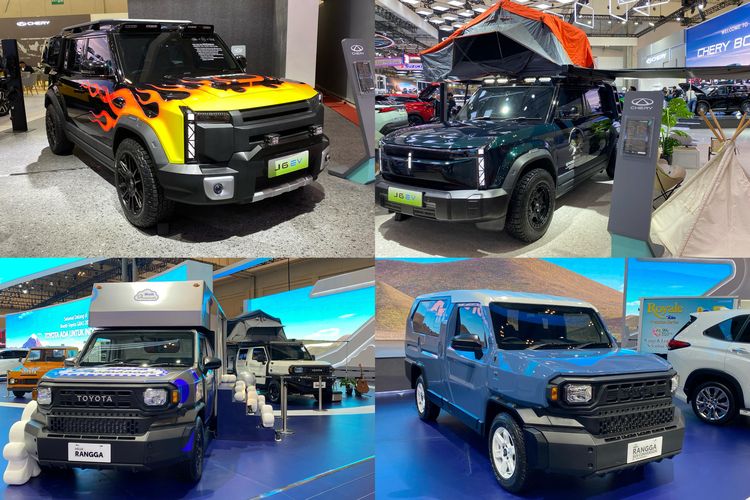 mobil modifikasi, Daihatsu, Toyota Rangga, GIIAS 2025, Ragam Modifikasi di GIIAS 2025, dari Offroad hingga Gaya Stance
