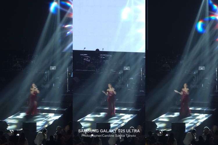 Samsung, HP Konser, Samsung S25 Ultra, konser Raisa, Uji Kamera 200 MP Samsung Galaxy S25 Ultra di Konser Raisa, Ini Hasil Jepretannya dari Kursi Paling Jauh