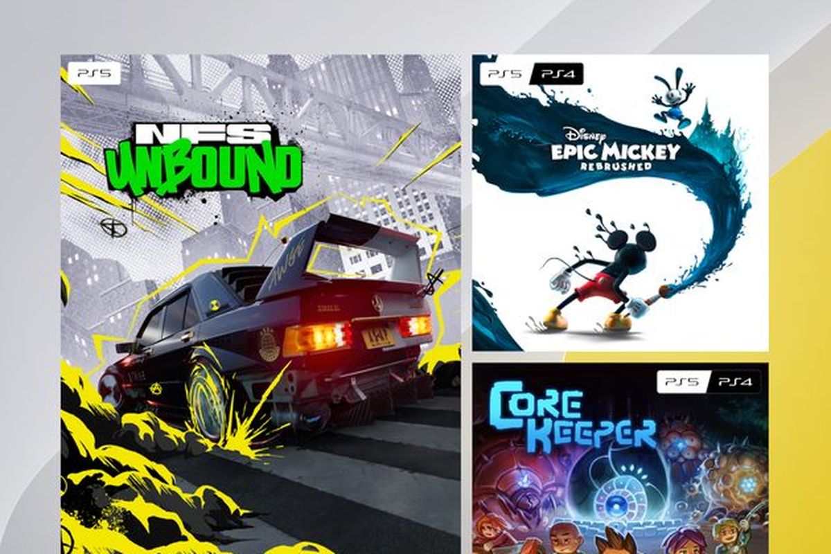 PS Plus, Januari 2026, Need for Speed Unbound, Disney Epic Mickey, Core Keeper, game gratis, 3 Game Gratis PS Plus Januari 2026, Ada 