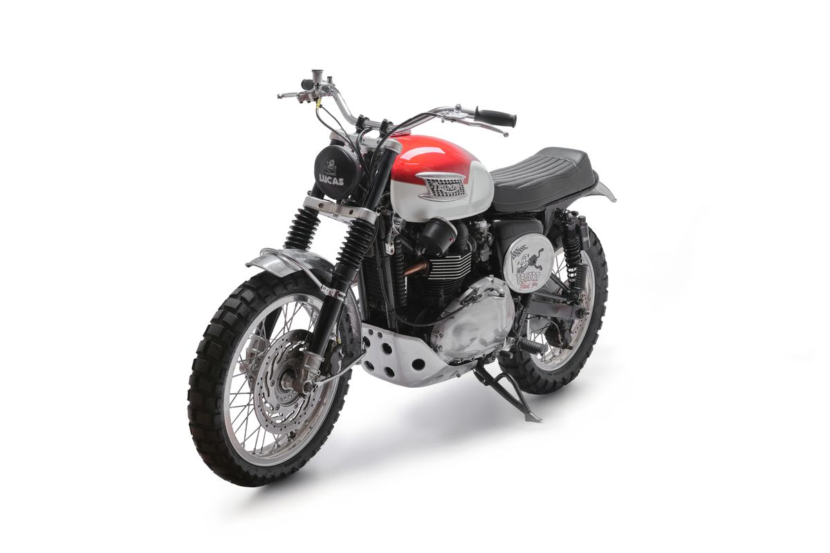 Modifikasi motor, gaya vintage, frontwheel motors, Triumph Scrambler, Triumph Scrambler: Sentuhan Modifikasi Minimalis yang Memikat