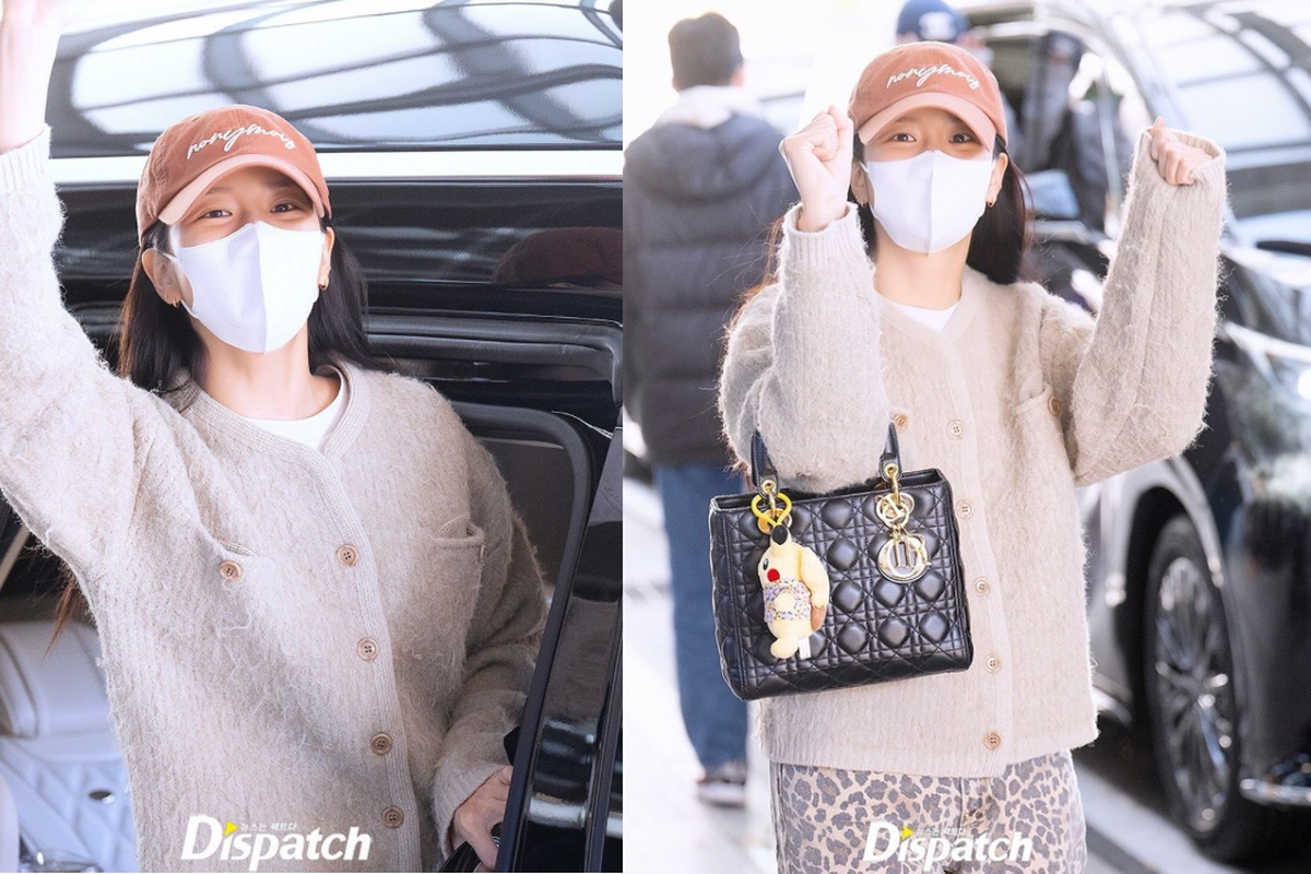 Jisoo BLACKPINK, konser blackpink jakarta, blackpink jisoo pikachu, bagcharm, bag charm pikachu, pikachu batik bag charm, bag charm jisoo, jisoo bag charm, jisoo bag charm pikachu, pikachus indonesia journey, konser deadline blackpink jakarta, Style Jisoo BLACKPINK Usai Konser di Jakarta, Pakai Bag Charm Pikachu Berkemeja Batik