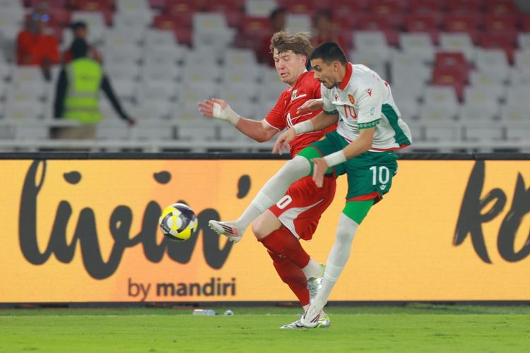 FIFA Series 2026, Timnas Indonesia, Emil Audero, Justin Hubner, Kevin Diks, penalti, LIVE Timnas Indonesia Vs Bulgaria 0-1: Penalti Petkov Taklukkan Emil Audero