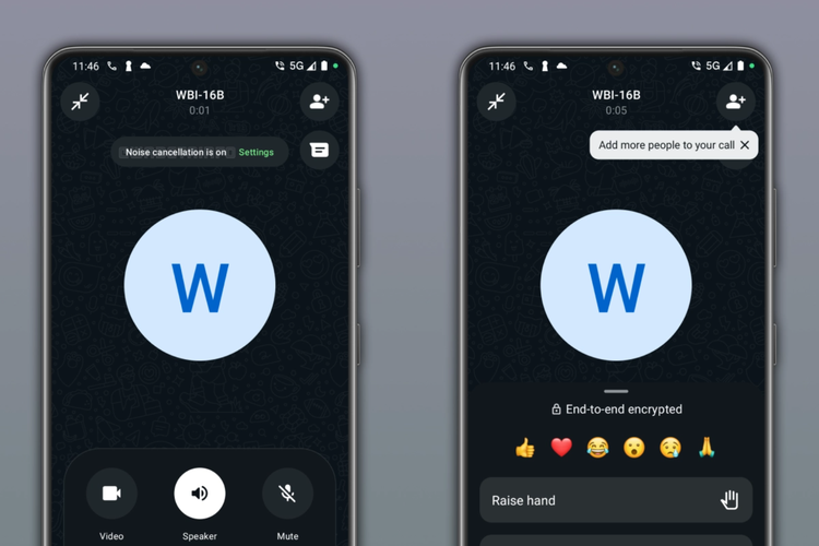 WhatsApp, WhatsApp Siapkan Fitur Peredam Bising Bawaan untuk Telepon dan Video Call