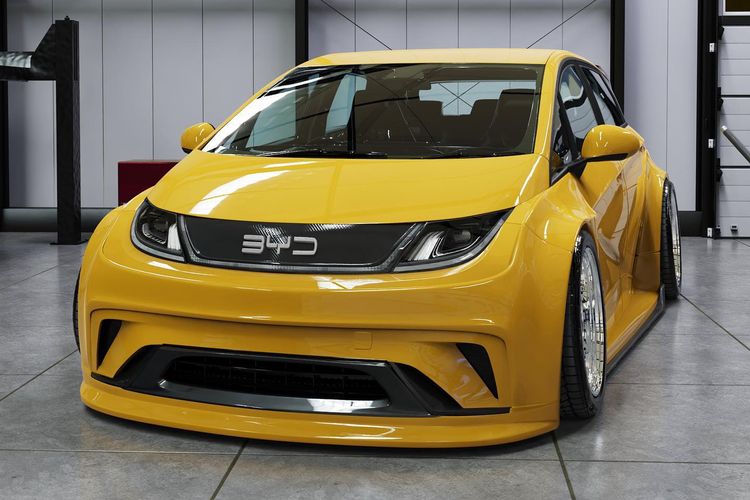 Dolphin, mobil listrik, modifikasi digital, Referensi Modifikasi BYD Dolphin: Body Kit Agresif dan Padat