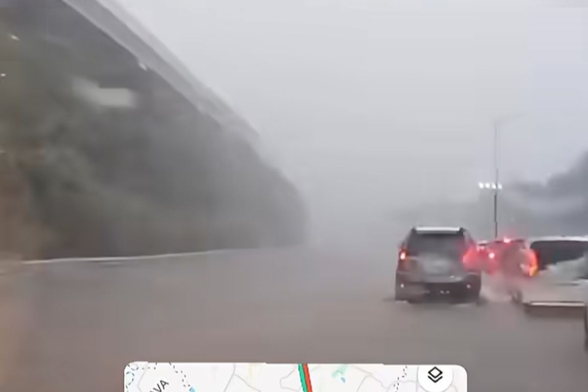 Jasa Marga, Ruas Tol, Jagorawi, Genangan air, jalan tol, Ini Penyebab Tol Jagorawi Banjir Tadi Malam