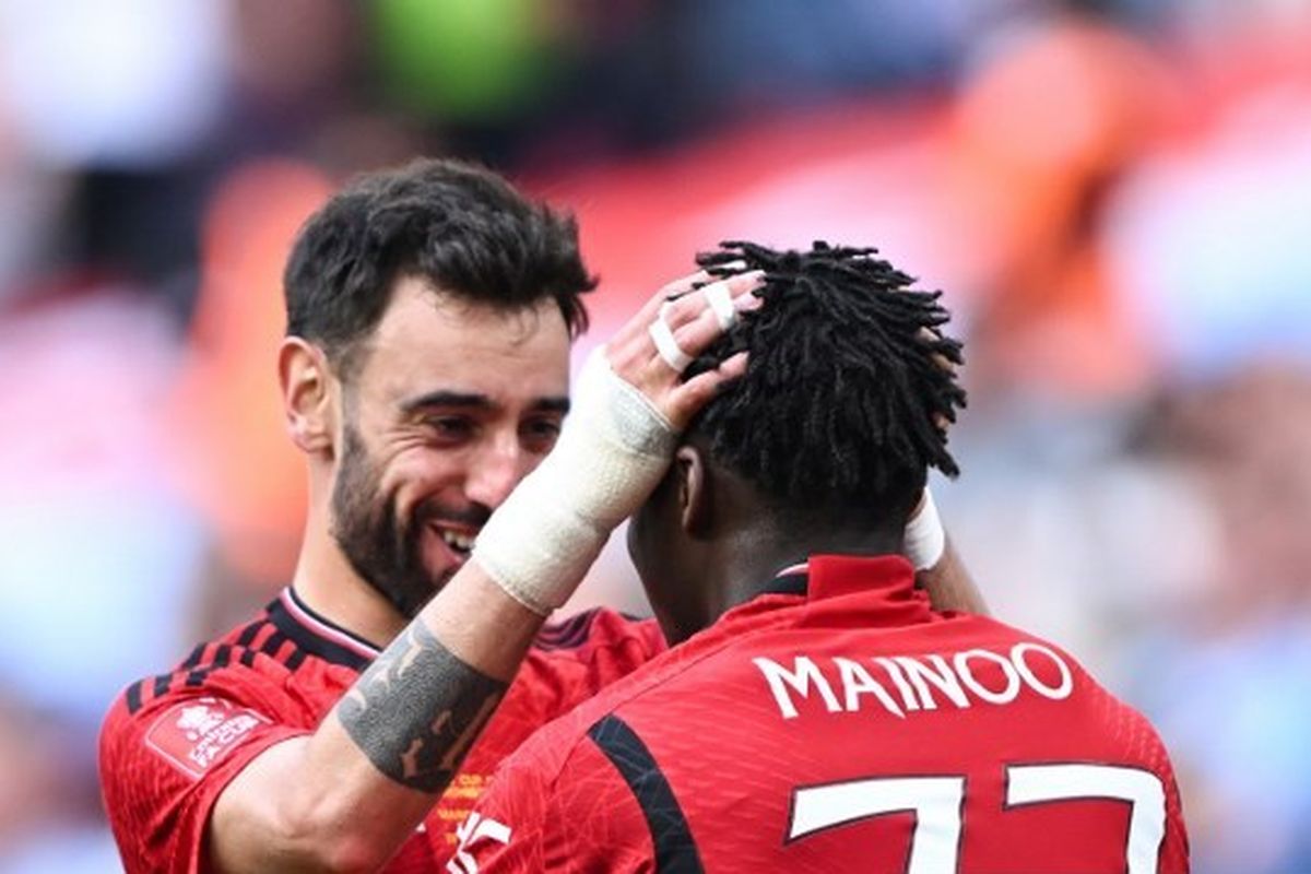 Old Trafford, Manchester United, Liga Spanyol, Real Madrid, Atletico Madrid, Man United, LaLiga, Kobbie Mainoo, Gelandang Muda Manchester United Jadi Rebutan Duo Madrid