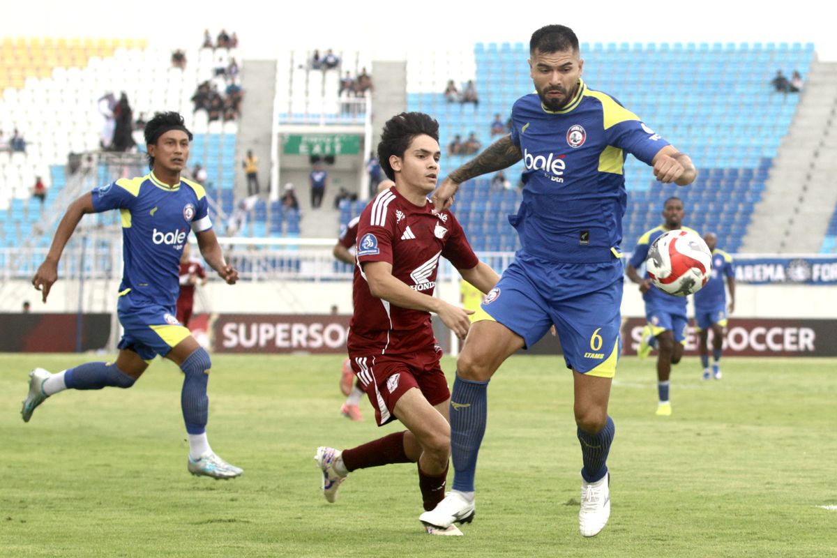 Arema FC, PSM Makassar, Marcos Santos, Hasil Arema FC vs PSM Makassar 3-0, Marcos Santos Puji Mental Pemain