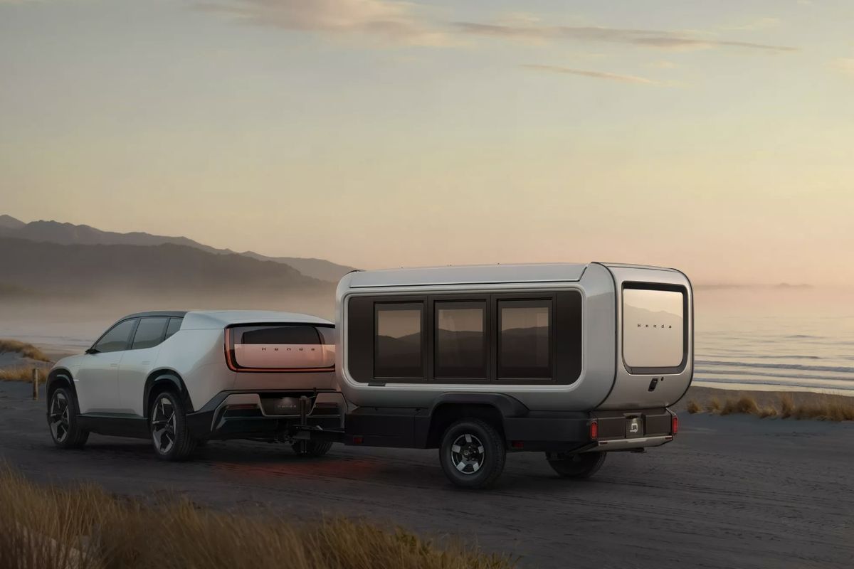 Base Station, camper, Honda, Honda Pamer Camper Ringan yang Bisa Ditarik CR-V