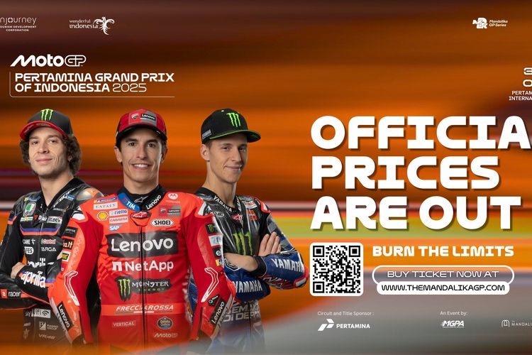 MotoGP, MotoGP Mandalika, link live streaming MotoGP, jadwal motogp Mandalika, MotoGP Mandalika 2025, MotoGP Mandalika 2025 Akhir Pekan Ini, Berikut Jadwal, Klasemen, dan Link Nonton, Persaingan Klasemen Masih Panas, Antusiasme Penonton di Lombok, Jadwal Lengkap MotoGP Mandalika 2025, Siaran Langsung dan Link Live Streaming