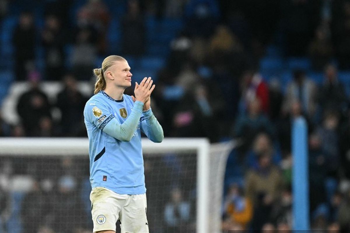 Manchester City, Man City vs Wolves, Premier League, Liga Inggris, Erling Haaland, Alasan Erling Haaland Ada di DSP Man City vs Wolves tetapi Tidak Turun