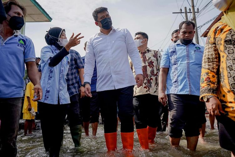 Banjir rob, BMKG, banjir rob medan, banjir rob medan belawan, badan meteorologi klimatologi dan geofisika, BMKG Peringatkan Banjir Rob di Medan 22–28 Agustus, Warga Pesisir Diminta Waspada