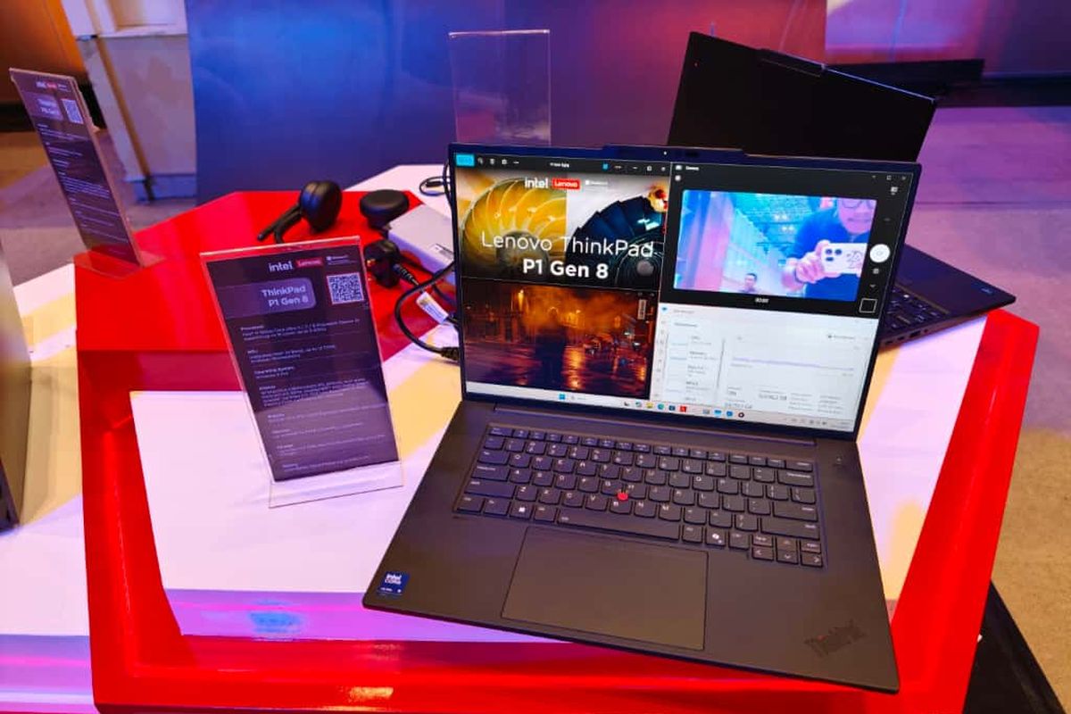 laptop workstation, Lenovo, Laptop Workstation, Laptop Workstation Lenovo ThinkPad P1 Gen 8 dan ThinkPad P14s Gen 6 Resmi di Indonesia
