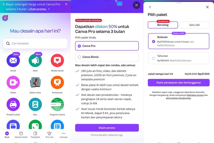 Ramadhan, Canva, Canva Pro, Template Canva, Marhaban, bulan puasa, Canva Pangkas Harga Langganan 