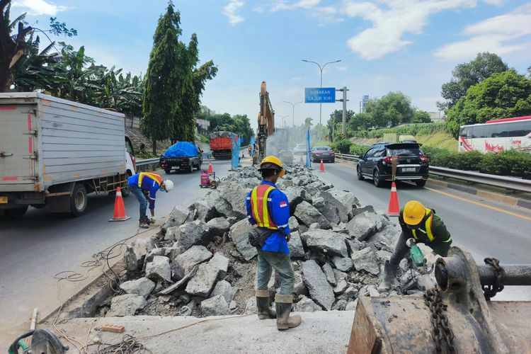 Jasamarga, Tangerang, perbaikan, Jakarta, Catat, Jadwal dan Lokasi Perbaikan Jalan Tol Jakarta-Tangerang