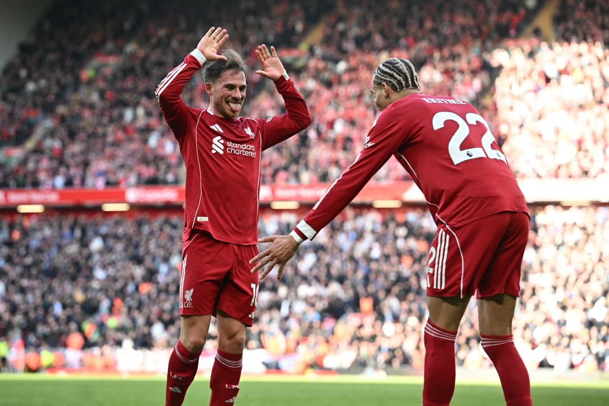 Liga Inggris, Liverpool, West Ham, Hugo Ekitike, Virgil van Dijk, Alexis Mac Allister, Cody Gakpo, Axel Disasi, Tomas Soucek, Taty Castellanos, Liga Inggris 2025-2026, Hasil Liverpool Vs West Ham 5-2, Hugo Ekitike Tampil Cemerlang