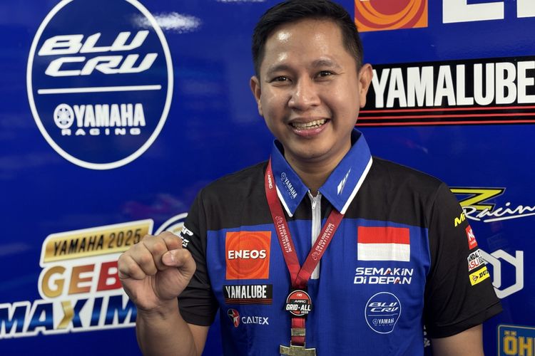 Yamaha Racing Indonesia, Sirkuit Mandalika, Asia Road Racing Championship, asia road racing championships 2025, ARRC 2025, ARRC Mandalika 2025, Arai Agaska, Pebalap Indonesia Dapat Ilmu dari Juara Dunia Usai Cetak Sejarah di Hongaria