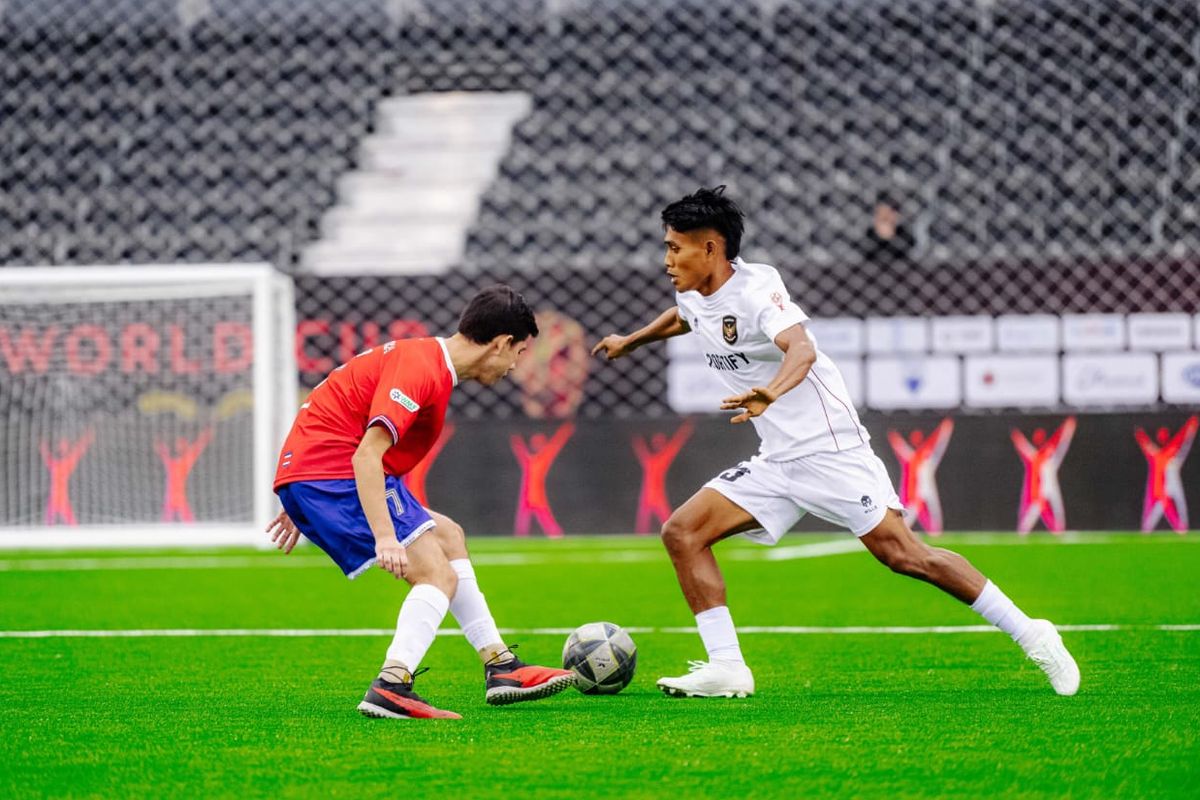 Timnas Minifootball Indonesia, Piala Dunia Minifootball 2025, timnas minifootball Indonesia, Hasil Piala Dunia Minifootball: Timnas Indonesia Puncaki Grup E Setelah Menang Atas Kosta Rika