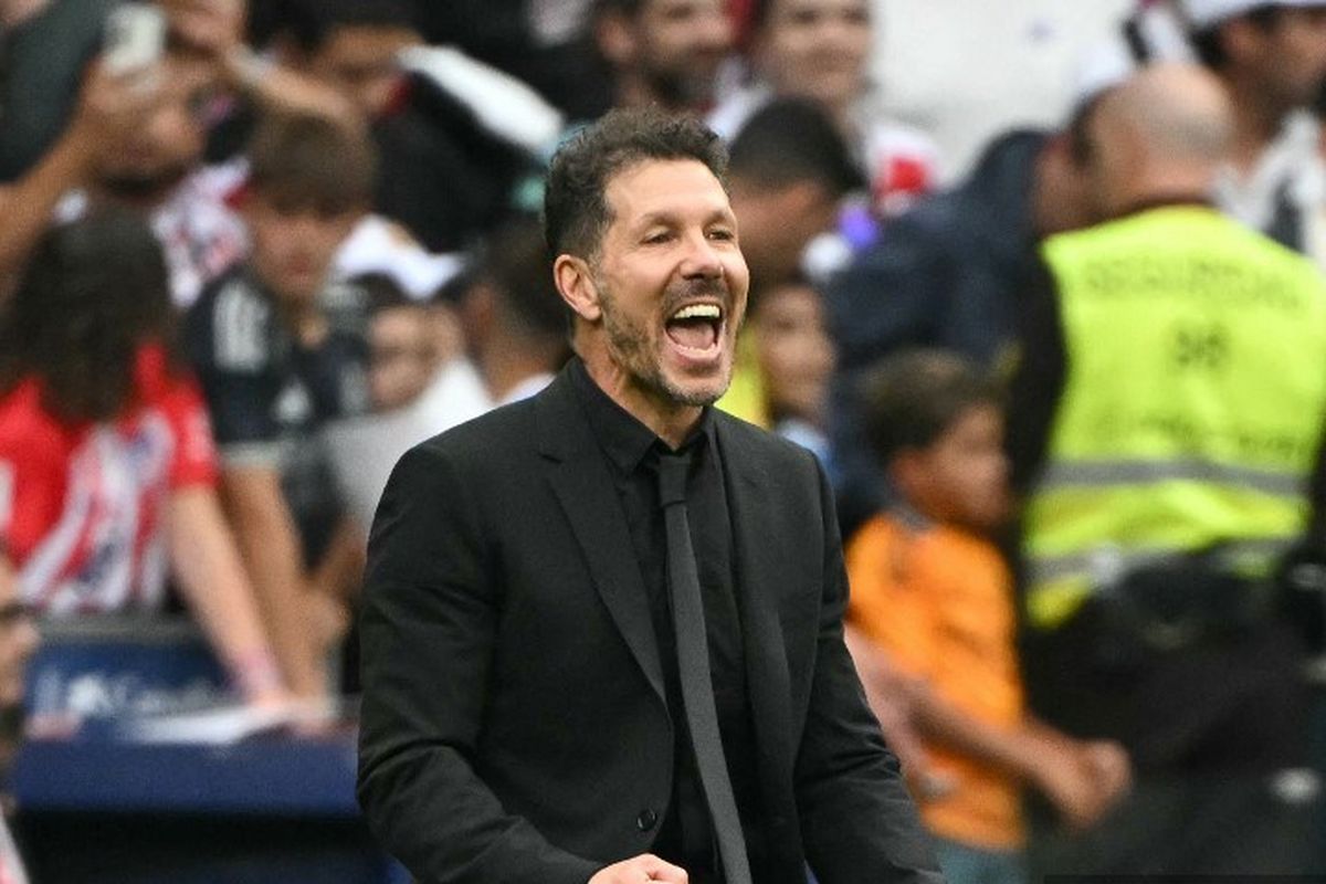 Atletico Madrid, Barcelona, Diego Simeone, Gerard Martin, Liga Champions, Liga Champions 2025-2026, Kalah dari Barcelona, Diego Simeone Optimistis Tatap Perempat Final Liga Champions