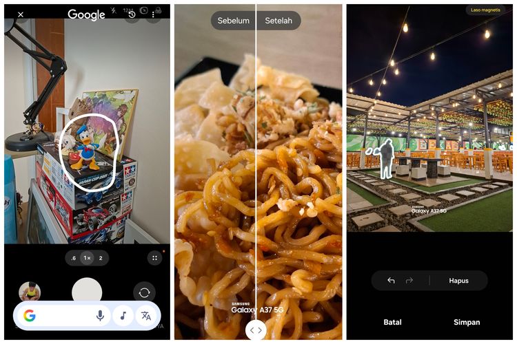 hasil foto, Memotret Siang dan Malam Hari dengan Samsung A37 5G, Hasilnya Tajam dan Detail, Bisa foto sambil bergerak, Nightography yang ciamik, Hasil selfie siang vs minim cahaya, Fitur Galaxy AI yang bikin ngedit makin mudah