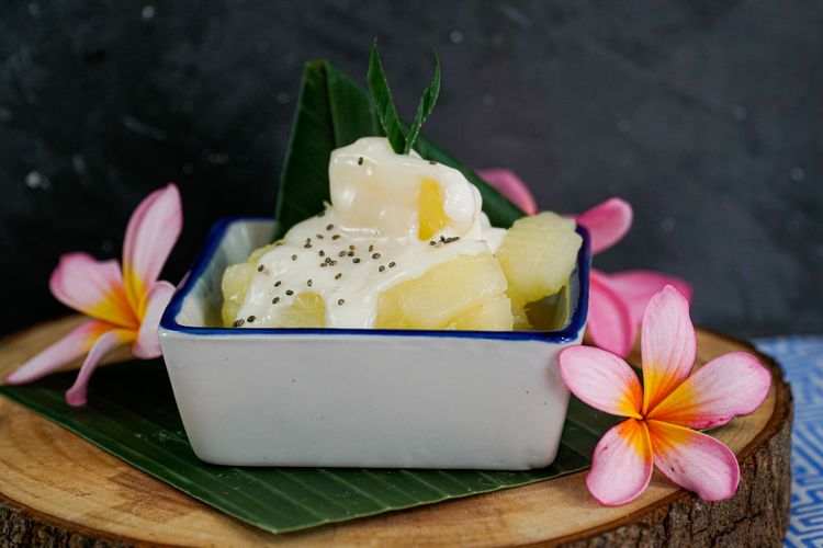 camilan manis, dessert thailand, resep singkong thailand, resep singkong thailand susu, resep singkong thailand santan kara, resep singkong empuk, Resep Singkong Thailand Empuk Legit, Tak Perlu Dikukus