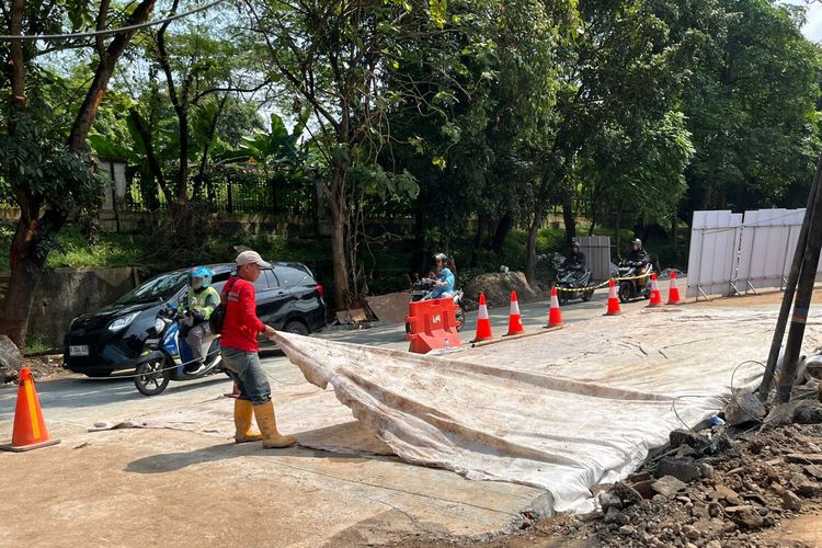 Jalan Raya Lenteng Agung, Jalan Lenteng Agung, Jalan Raya Lenteng Agung Arah Depok Sudah Dibuka Penuh