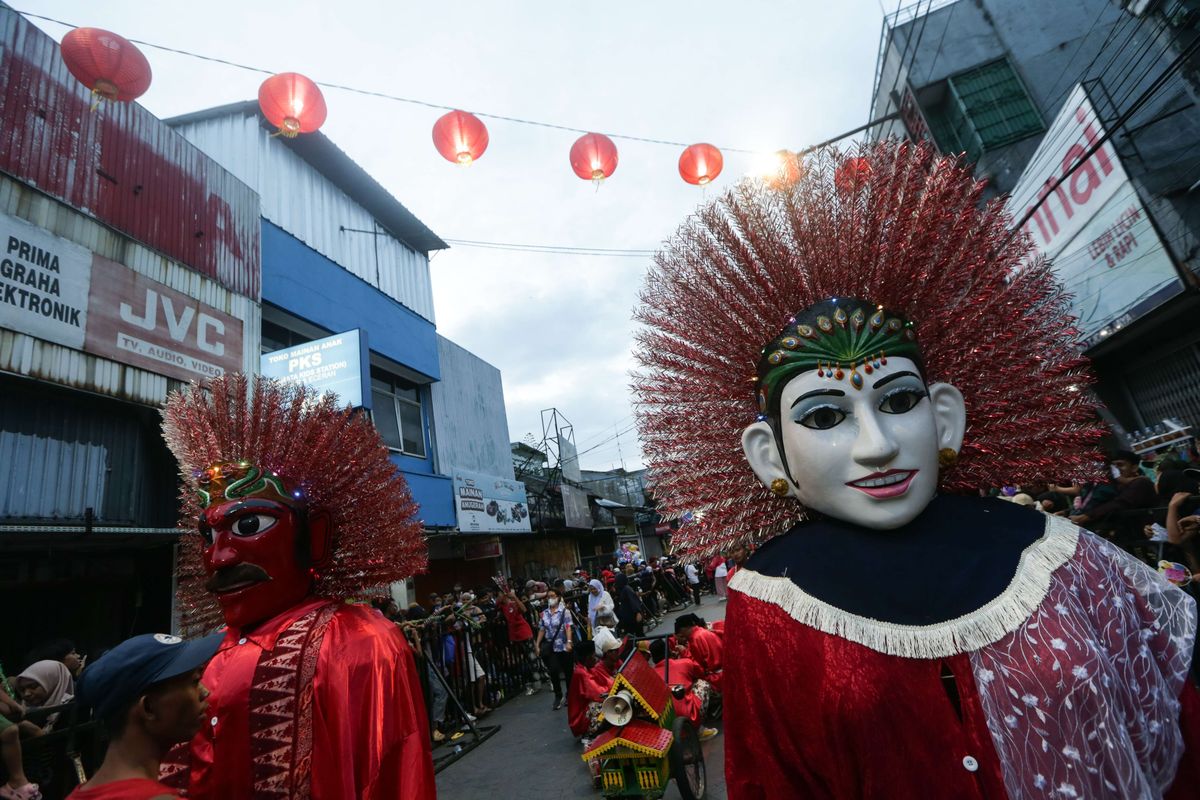 Ondel-ondel, Jakarta, ondel-ondel, sejarah ondel ondel khas betawi, sejarah ondel ondel, ondel-ondel betawi, Sejarah Ondel-Ondel, Warisan Budaya Betawi yang Terus Hidup di Jakarta
