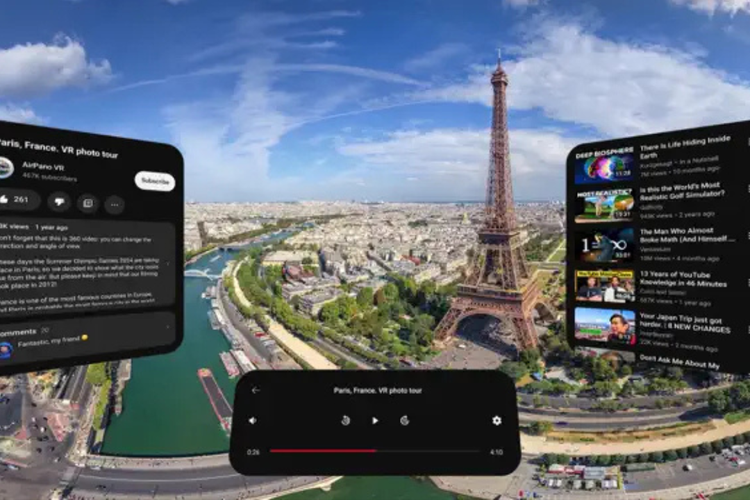 Apple, YouTube, Aplikasi YouTube, Apple Vision Pro, Butuh Dua Tahun, YouTube Akhirnya Rilis Aplikasi Khusus Apple Vision Pro