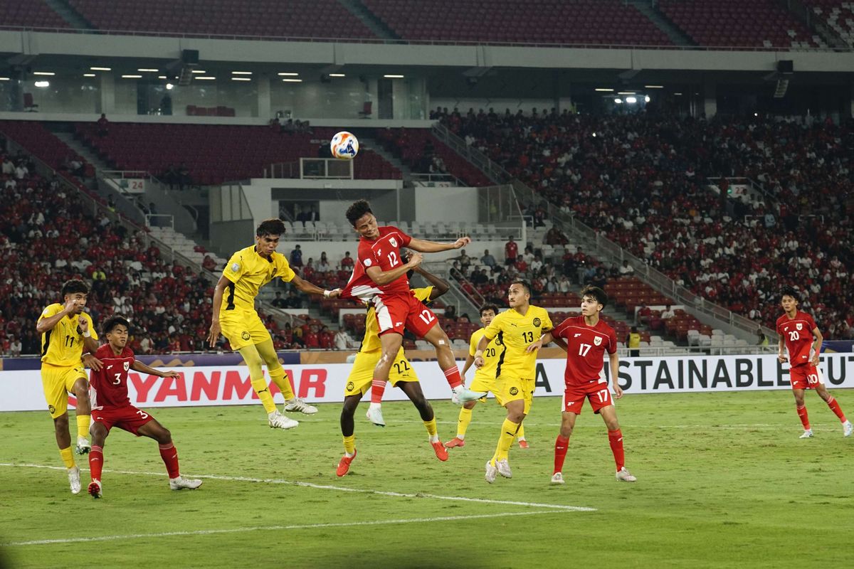 Timnas U23 Indonesia, Indonesia vs Malaysia, Erick Thohir, Jens Raven, Hokky Caraka, Timnas Indonesia, Indonesia Vs Malaysia, Sorotan Terhadap Lini Depan Garuda Muda Usai Indonesia Vs Malaysia