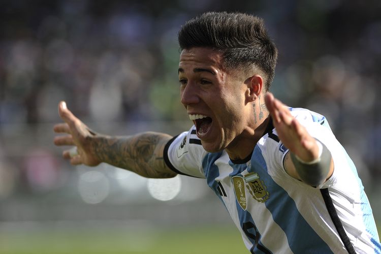 Nico Paz, Como 1907, Timnas Argentina, Messi, Hasil HT Argentina Vs Mauritania 2-0, Bintang Como Sumbang Gol Freekick Ala Messi