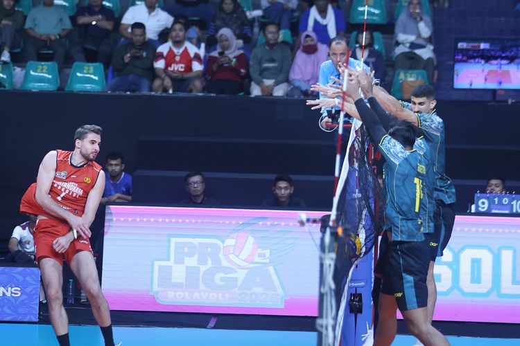 Jakarta Bhayangkara Presisi, Surabaya Samator, ProLiga 2026, Bhayangkara Vs Samator, Provokasi Bardia Saadat Incar Taboada