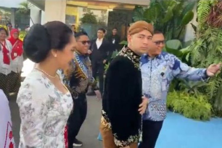 Raffi Ahmad, Nagita Slavina, Dirgahayu Republik Indonesia, upacara hut ri, HUT ke-80 RI, HUT Ke-80 Kemerdekaan RI, upacara hut ri 2025 dimana, busana raffi ahmad, busana nagita slavina, Raffi Ahmad dan Nagita Slavina Pakai Busana Adat Jawa Saat Upacara HUT Ke-80 RI di Istana Merdeka