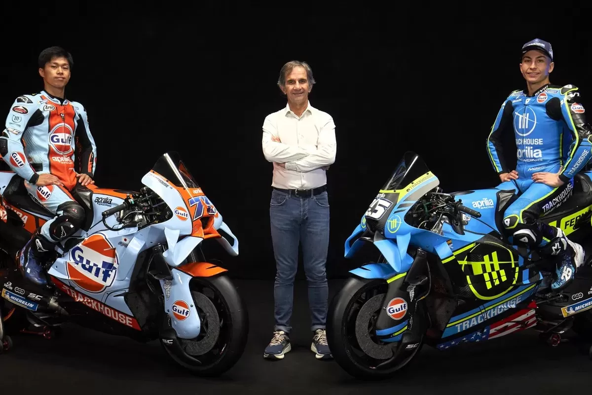 livery, MotoGP, Peluncuran Tim Trackhouse Aprilia MotoGP 2026, Siapkan Dua Livery