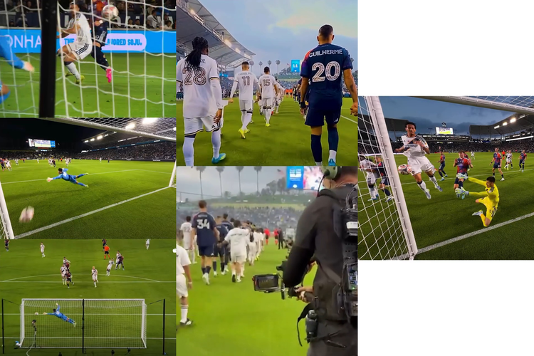 iPhone, tribun, Apple, iPhone 17 Pro Max, gawang, sepak bola, Blackmagic, pertandingan sepak bola, Pertandingan Bola Ini Disiarkan Pakai Kamera iPhone 17 Pro Max