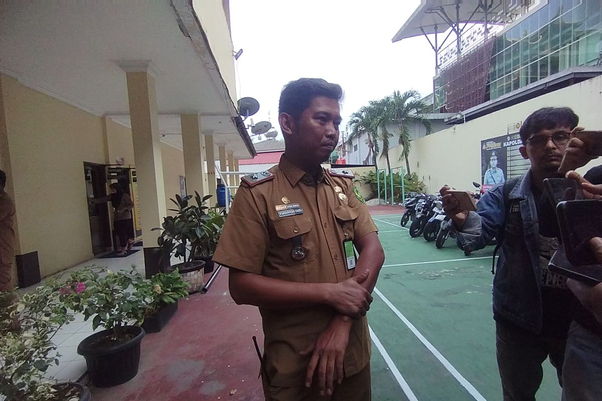 lurah didorong warga Medan, lurah didorong ke parit, lurah medan, Lurah di Medan Didorong Warga ke Parit Saat Tertibkan Polisi Tidur, Pelaku Diamankan Polisi