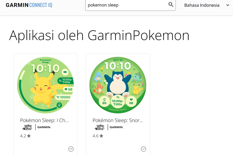 Pokemon, Pokemon Sleep, Snorlax, smartwatch, Pikachu, Garmin, Smartwatch Garmin Kini Punya Tema Pokemon