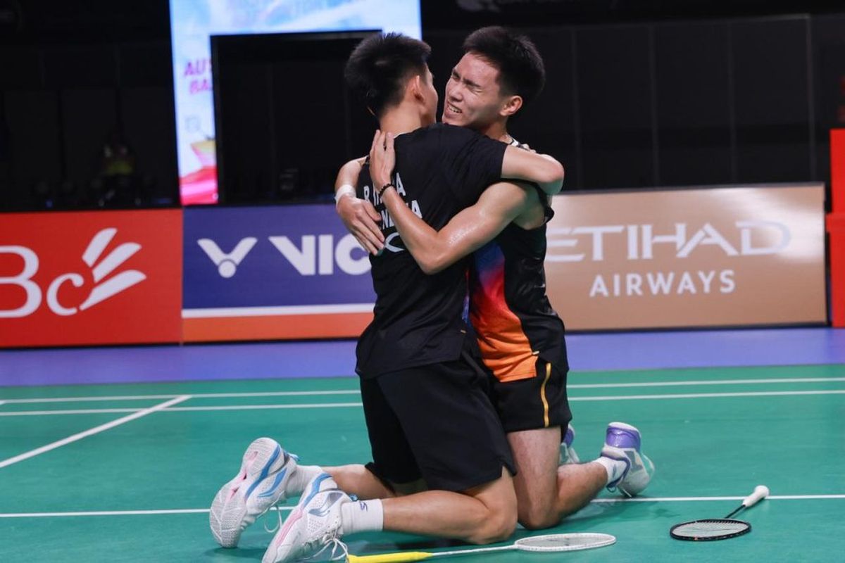 Oma Gill, Raymond Indra, Nikolaus Joaquin, Australian Open, bulu tangkis, Australian Open 2025, Oma Gill Ungkap Keistimewaan Raymond/Joaquin Usai Juara Australian Open 2025