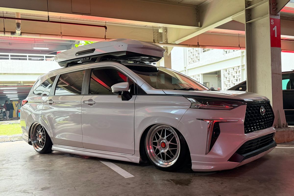 Veloz, stance, modifikasi, Modifikasi Toyota Veloz Ini Tampil Ceper Bergaya Stance