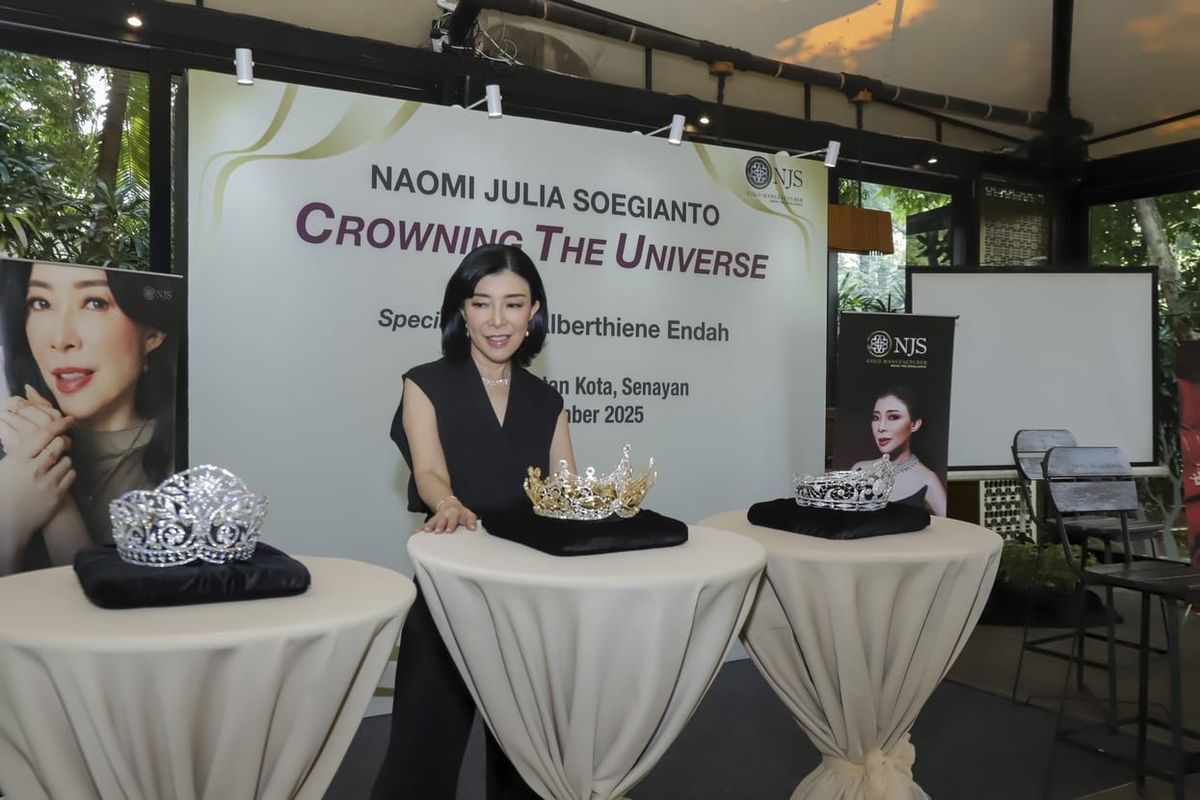 Miss Universe, Miss Universe Indonesia, mahkota Miss Universe, njs gold, miss universe singapore, miss universe hong kong, Cerita NJS Gold Merancang Mahkota Miss Universe untuk 3 Negara