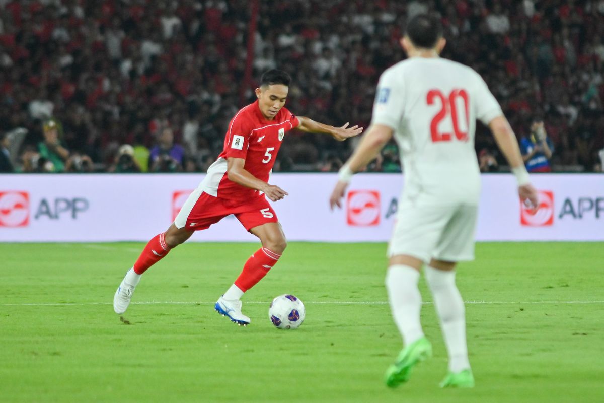 Timnas Indonesia, Rizky Ridho, Indonesia vs Irak, Susunan Pemain Indonesia Vs Irak, Kualifikasi Piala Dunia 2026 Zona Asia, Thom Haye, calvin verdonk, line-up timnas indonesia vs irak, Line Up Timnas Indonesia vs Irak: Rizky Ridho dan Calvin Verdonk Starter!