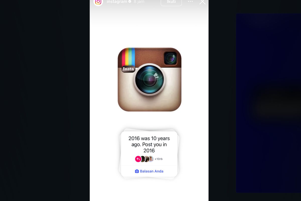 2016, Post you in 2016, Instagram, Ramai Stiker 'Add Yours' Post You in 2016, Ajang Nostalgia Satu Dekade