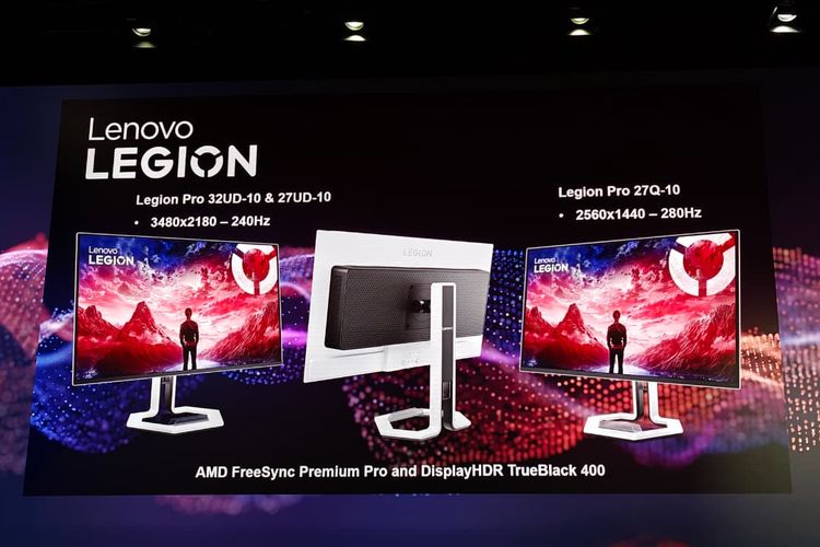 Lenovo, monitor, Lenovo Legion, monitor gaming, Monitor Gaming Lenovo Legion dan Legion Pro Monitor Gen 10 Resmi di Indonesia, Ini Harganya