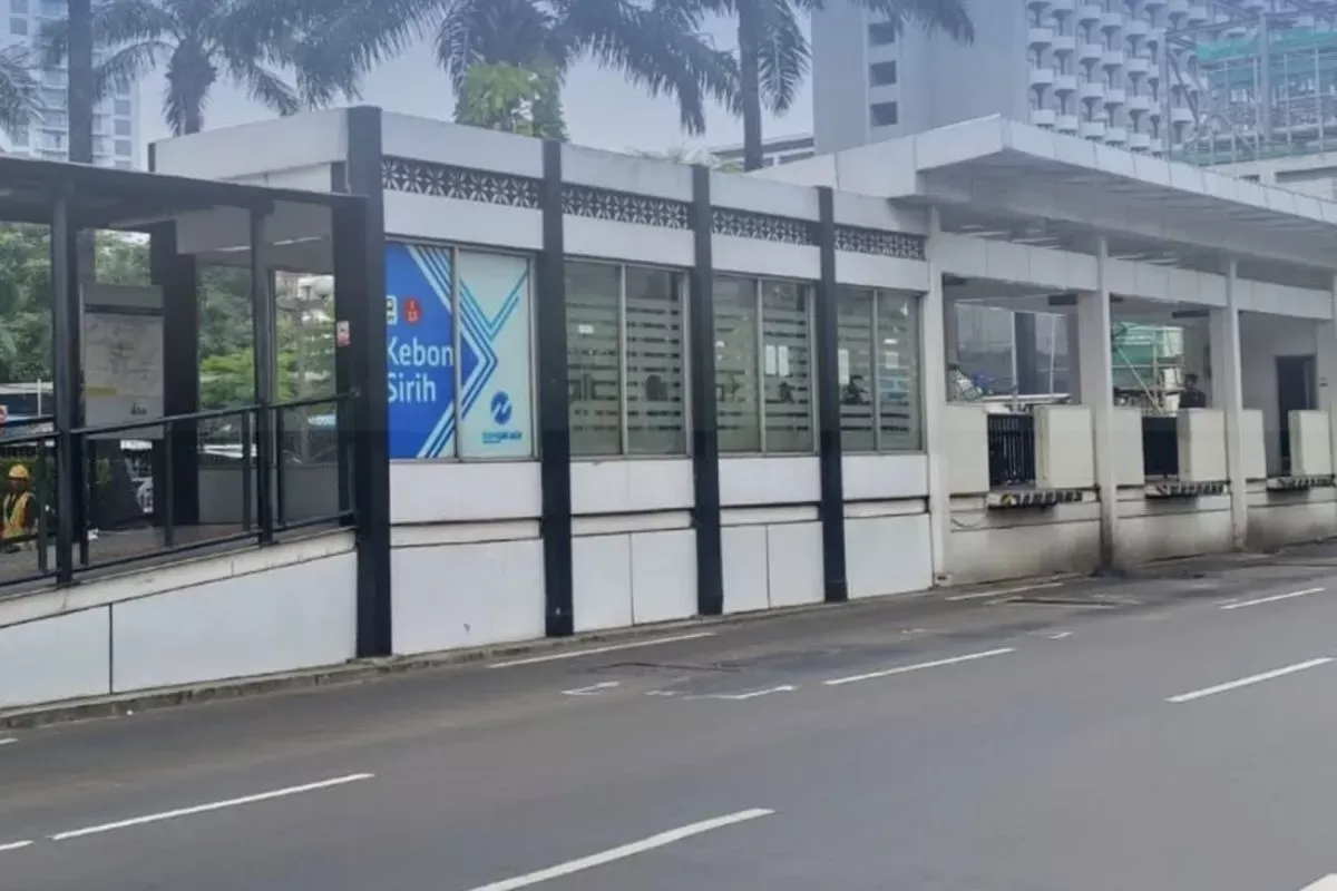 pembangunan MRT, Halte Kebon Sirih, Transjakarta, Halte Kebon Sirih Arah Blok M Ditutup Sementara mulai Hari Ini, Catat Jamnya