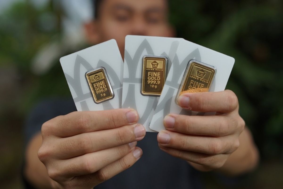 harga emas, Antam, Harga emas Antam, Harga Emas Antam Hari Ini Turun Tipis Jadi Rp 2,79 Juta Per Gram, Berapa Harga Buyback?