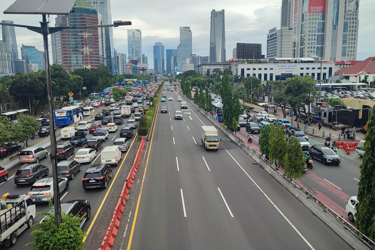Rekayasa lalu lintas, Jalan Gatot Subroto, Dishub DKI Jakarta, Pekerjaan Telkom, Rekayasa Lalu Lintas di Gatot Subroto Jakarta