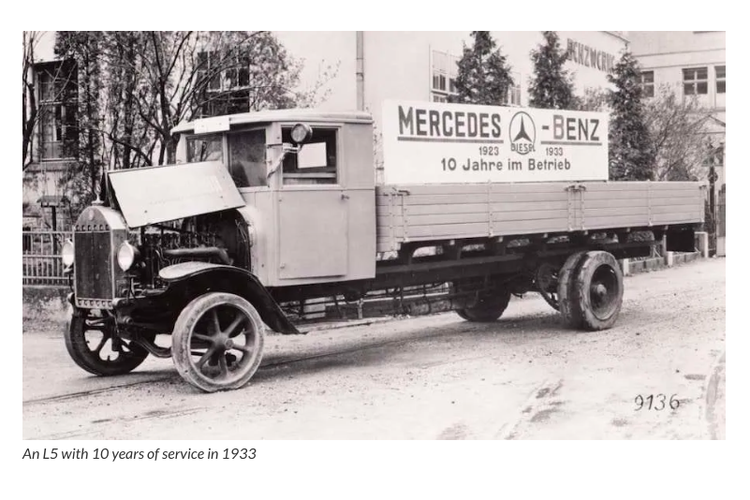 Truk, truk diesel, mesin diesel, Ini Truk Diesel Pertama di Dunia
