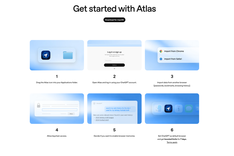 browser, atlas, chatGPT, OpenAI, chatgpt browser, OpenAI Rilis Atlas, Web Browser AI Bertenaga ChatGPT