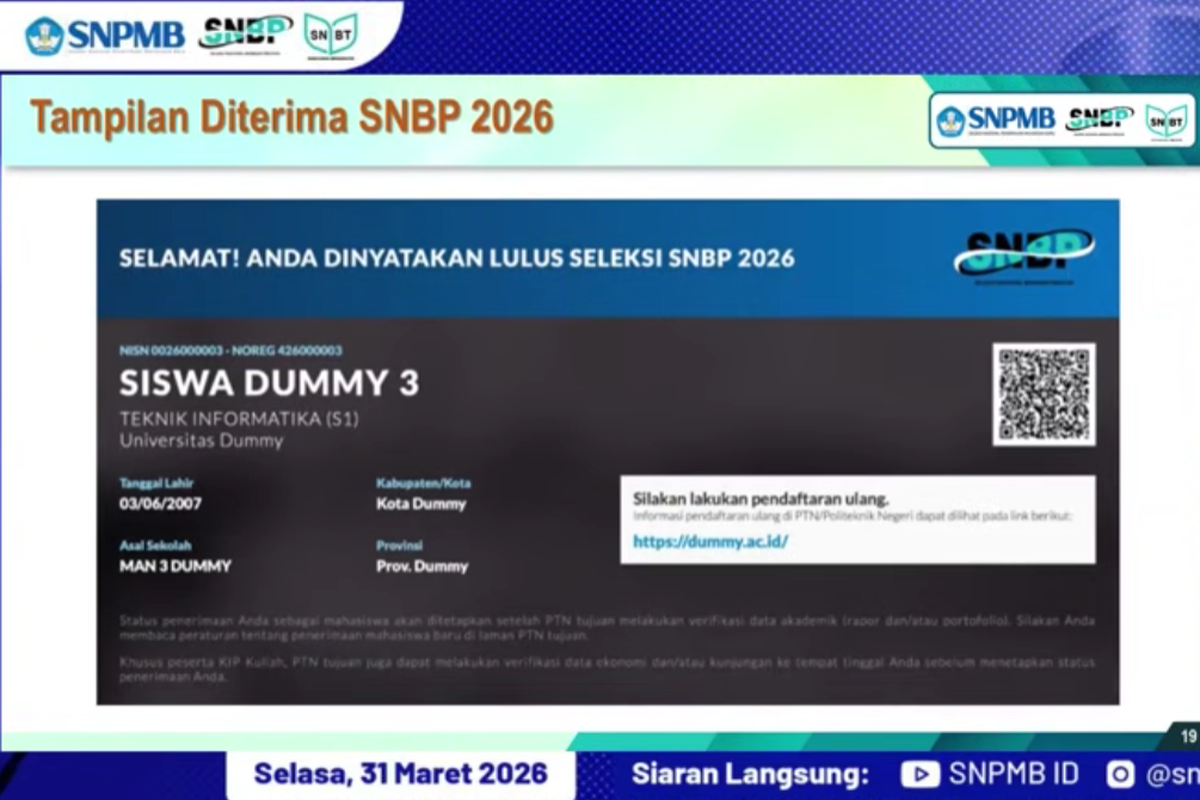 Pengumuman SNBP 2026 Dirilis Hari Ini: 155.543 Siswa Dinyatakan Lolos, Ini Cara Cek Hasilnya, Bagaimana hasil seleksi SNBP 2026?, Bagaimana cara mengecek hasil SNBP 2026?, Apa yang harus dilakukan setelah dinyatakan lolos?, Bagaimana jika tidak lolos SNBP?