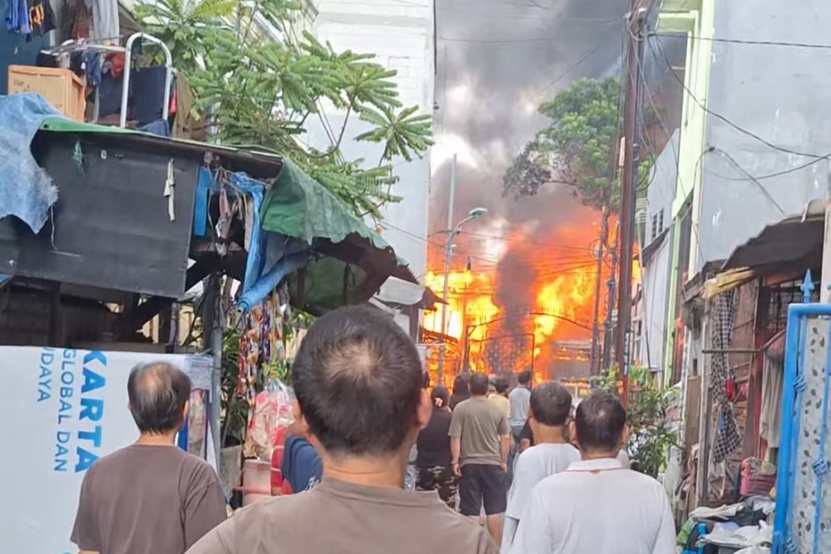 Kebakaran, Kebakaran di Pademangan Diduga akibat Korsleting, Kerugian Capai Rp 168 Juta
