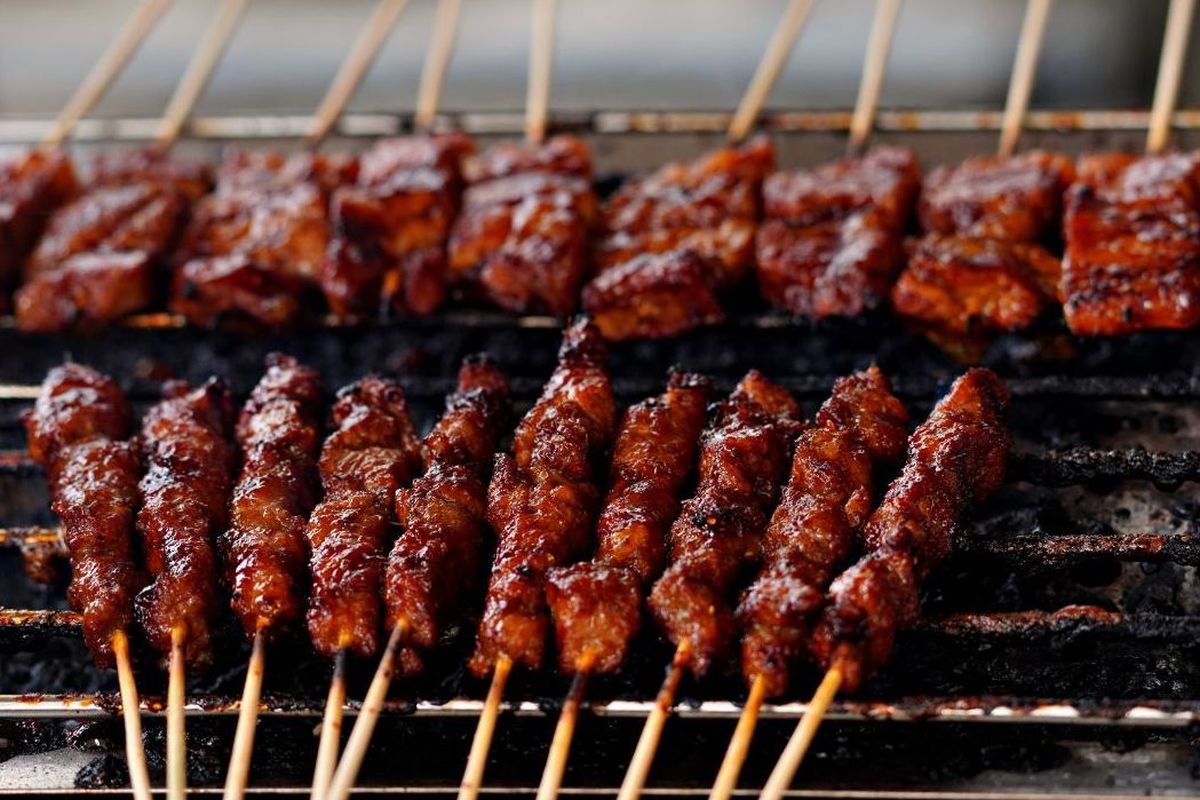 sate kambing, sate, resep, Idul Adha, Kumpulan Resep Sate Kambing Idul Adha, Dagingnya Empuk Bumbunya Meresap